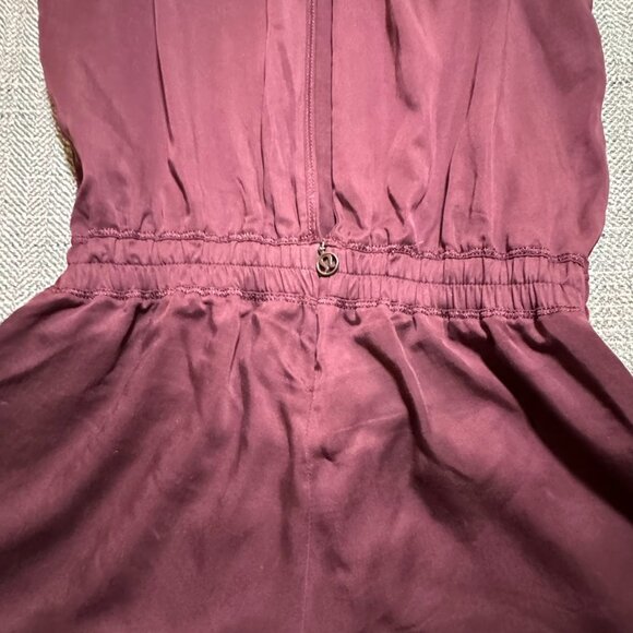lululemon Women's Halter Romper Tencel Black Cherry Purple Size XS - Picture 8 of 8